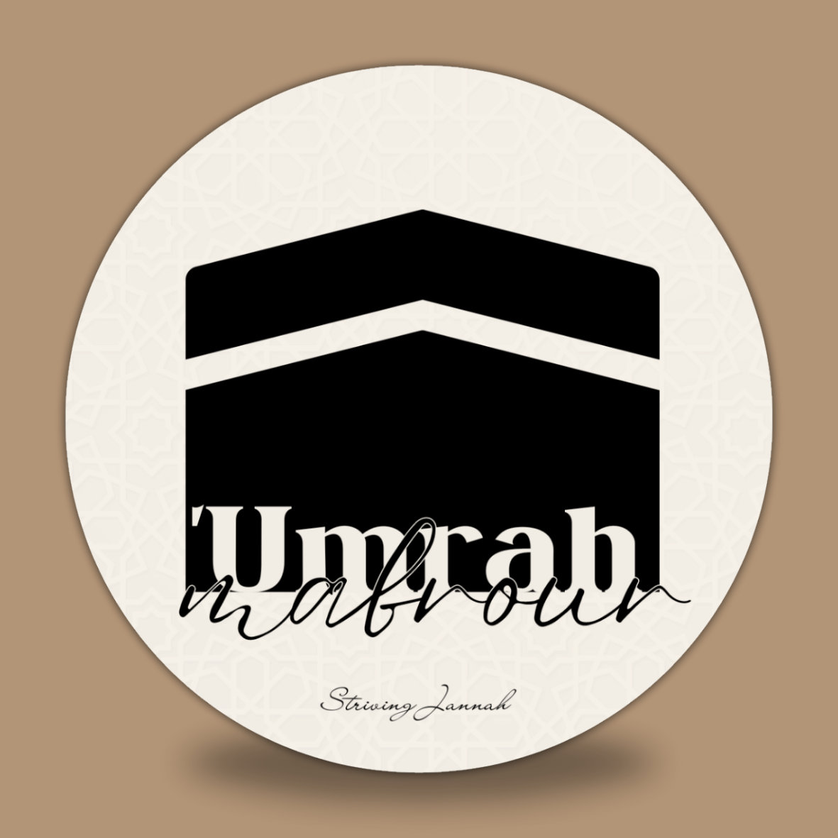 10 stickers 'Umrah mabrour (5cm)